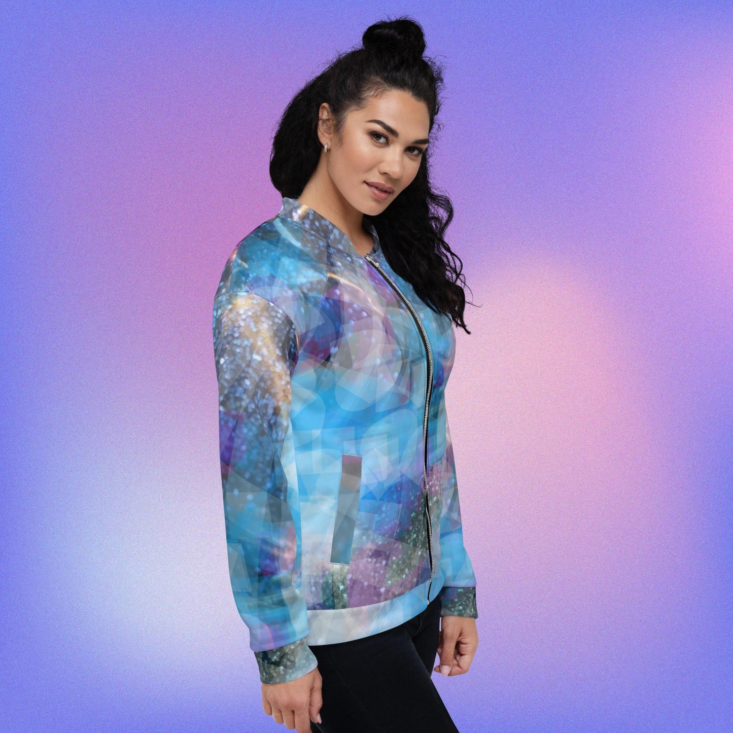 Sapphire Fuel:  Unisex Bomber Jacket