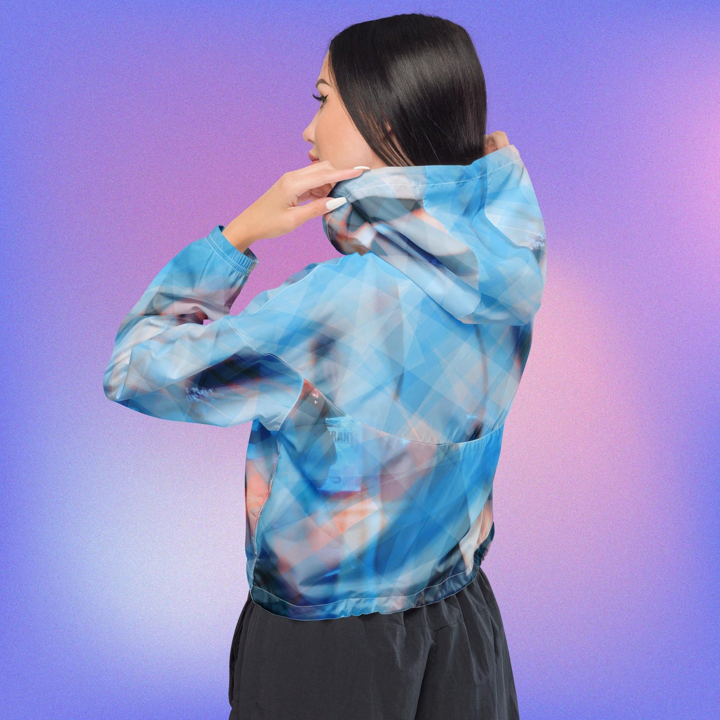 Cool Cool:  Women’s cropped windbreaker