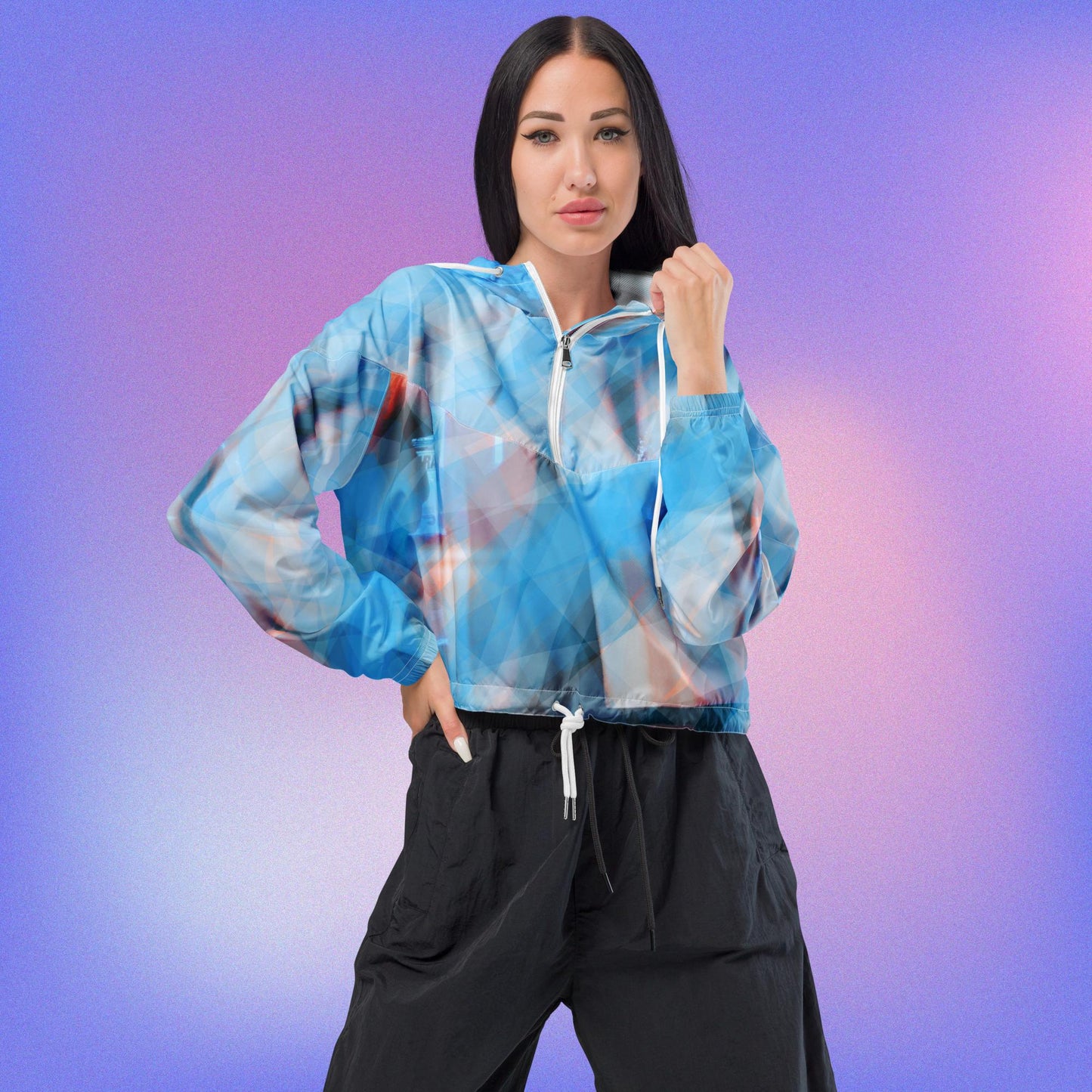 Cool Cool:  Women’s cropped windbreaker