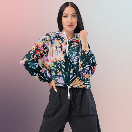 Tree Luv:  Women’s cropped windbreaker