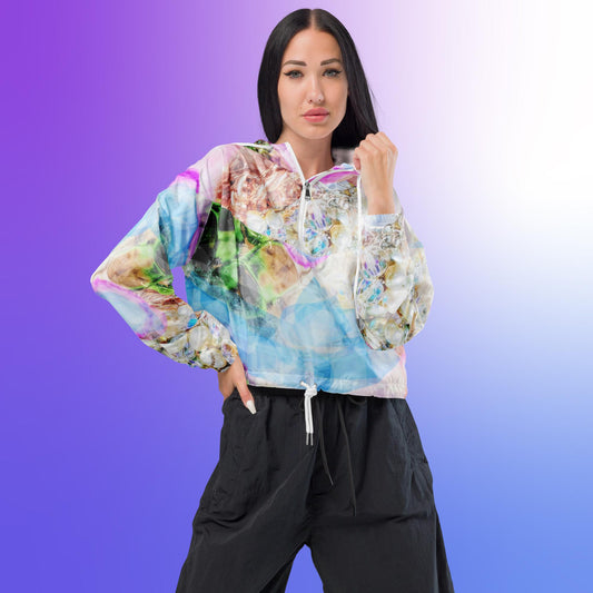 Hidden Treasure:  Women’s cropped windbreaker