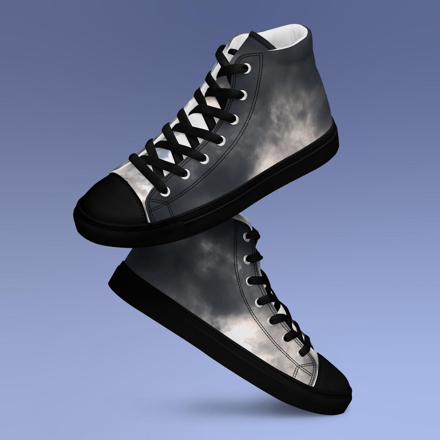 Storm: Men’s high top canvas shoes:  BK