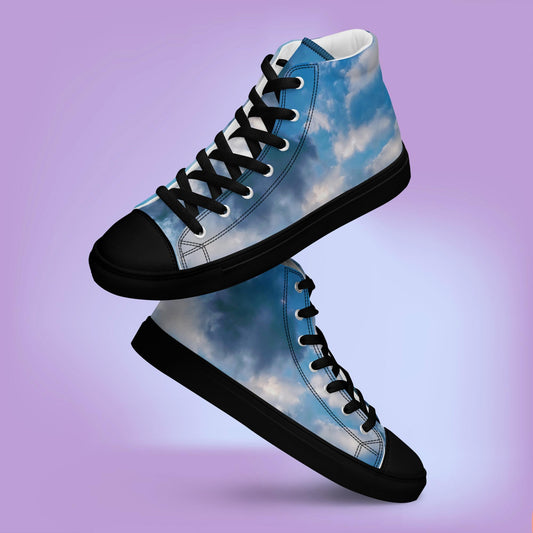 Break of Day: Women’s high top canvas shoes:  BK