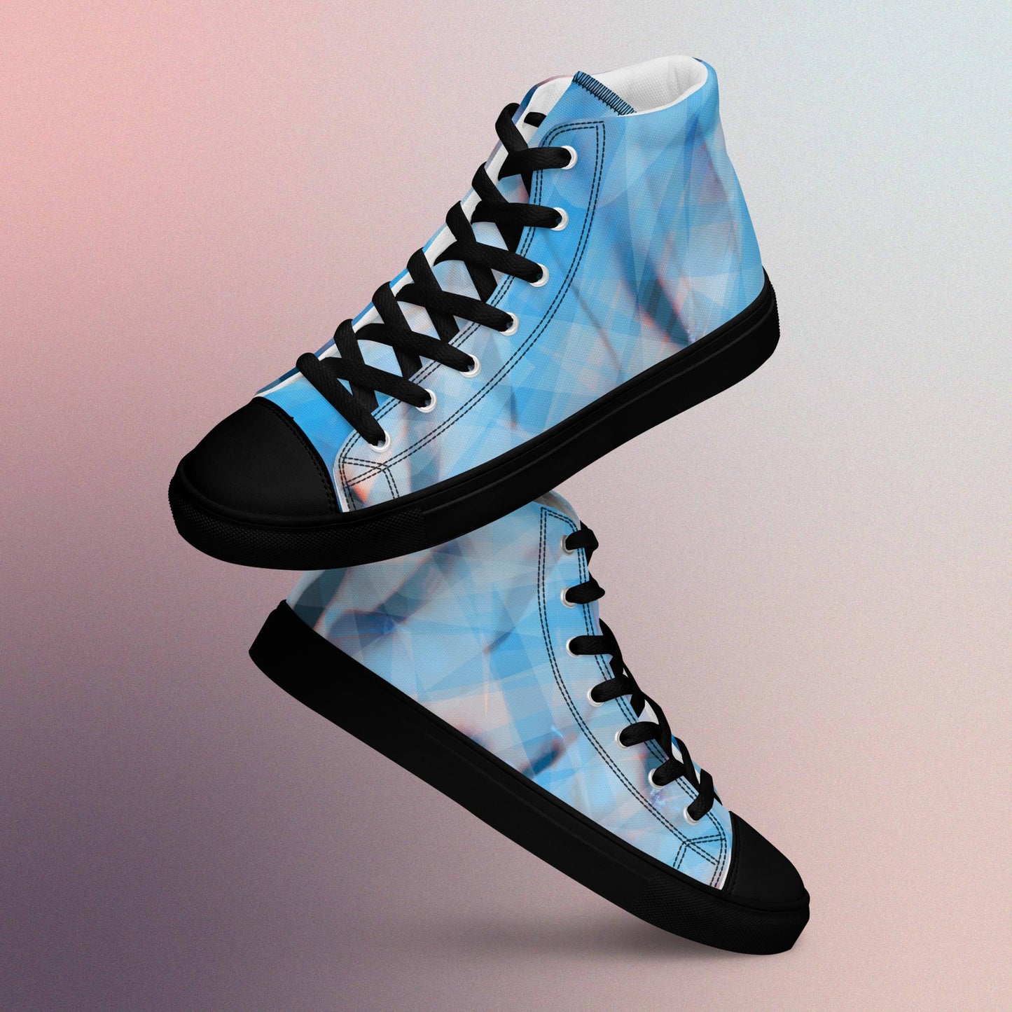 Cool Cool:  Women’s high top canvas shoes:  BK