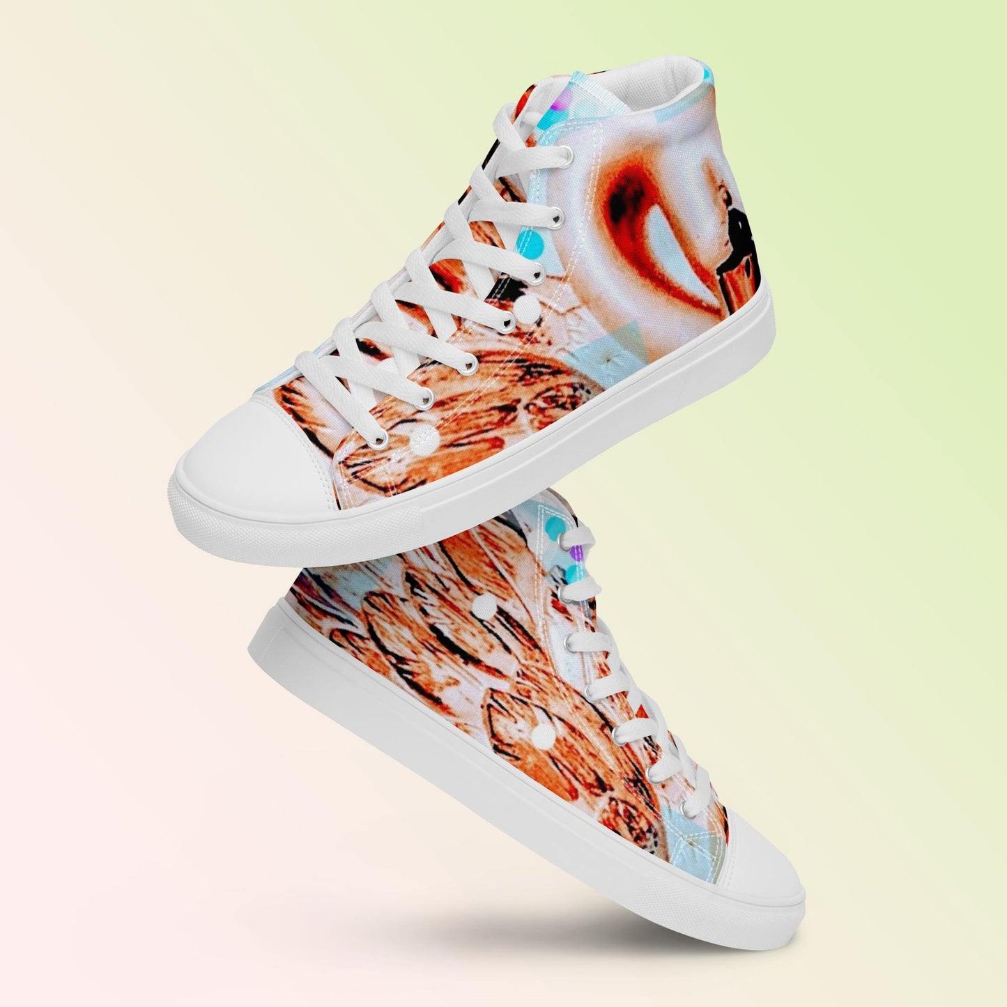 Swan: Women’s high top canvas shoes:  WH