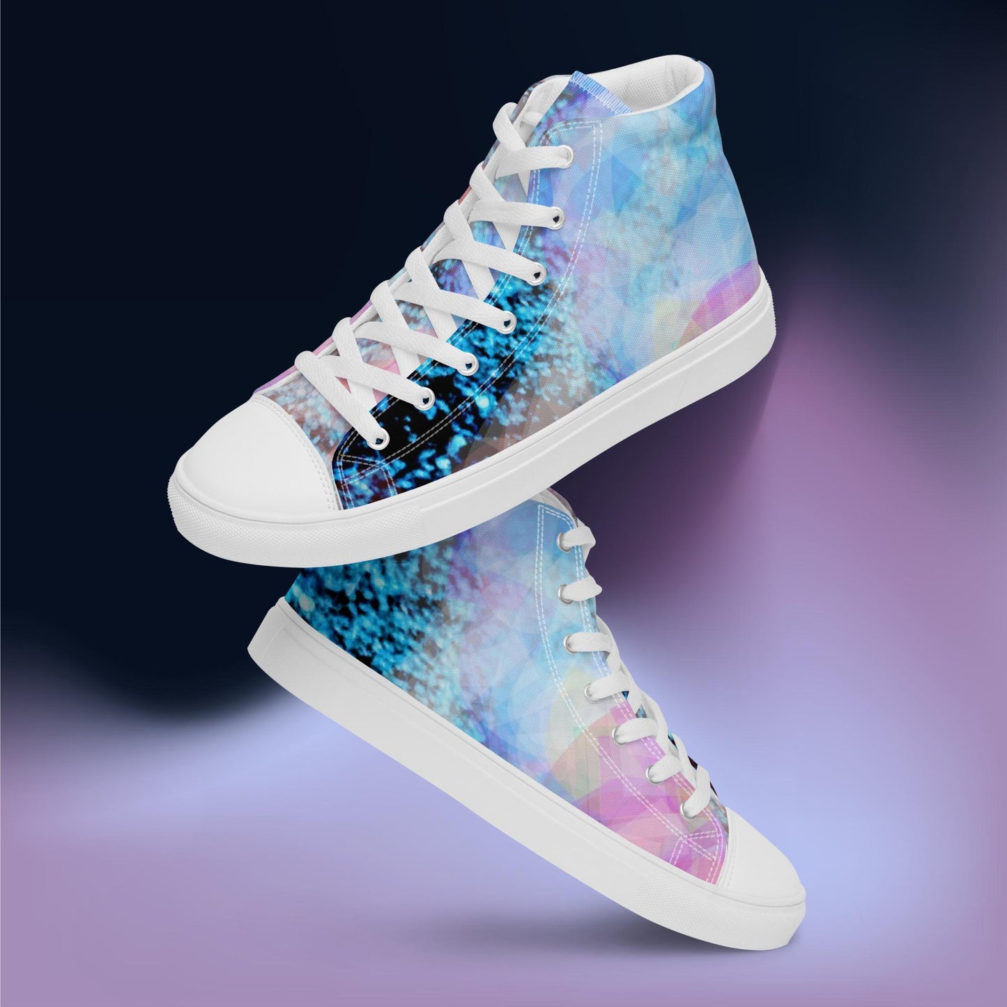 Glowy: Women’s high top canvas shoes: WH