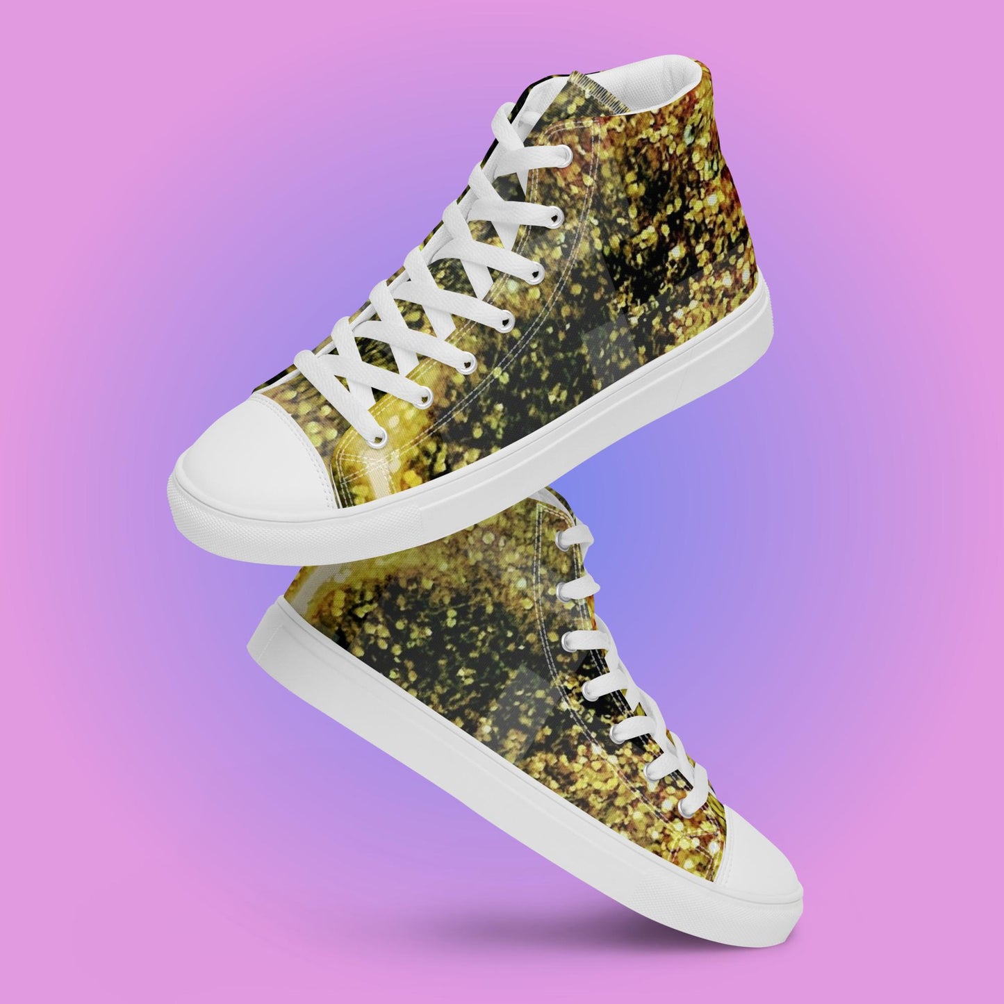 Freestyle Goldie:  Women’s high top canvas shoes:  WH