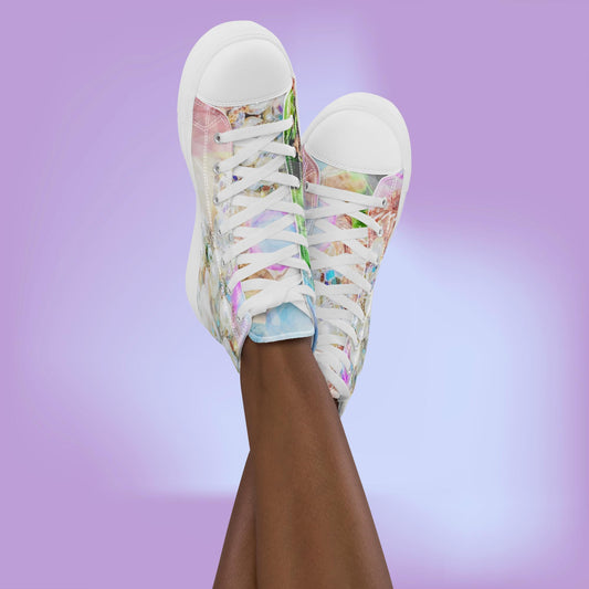 Hidden Treasure:  Women’s high top canvas shoes:  WH