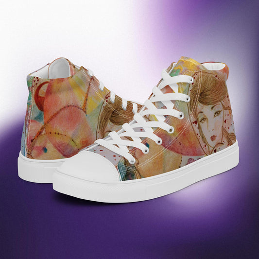 Journey 5D Up: Women’s high top canvas shoes:  WH