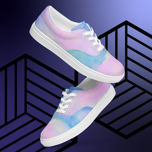 Pastel Air: Women’s lace-up canvas shoes