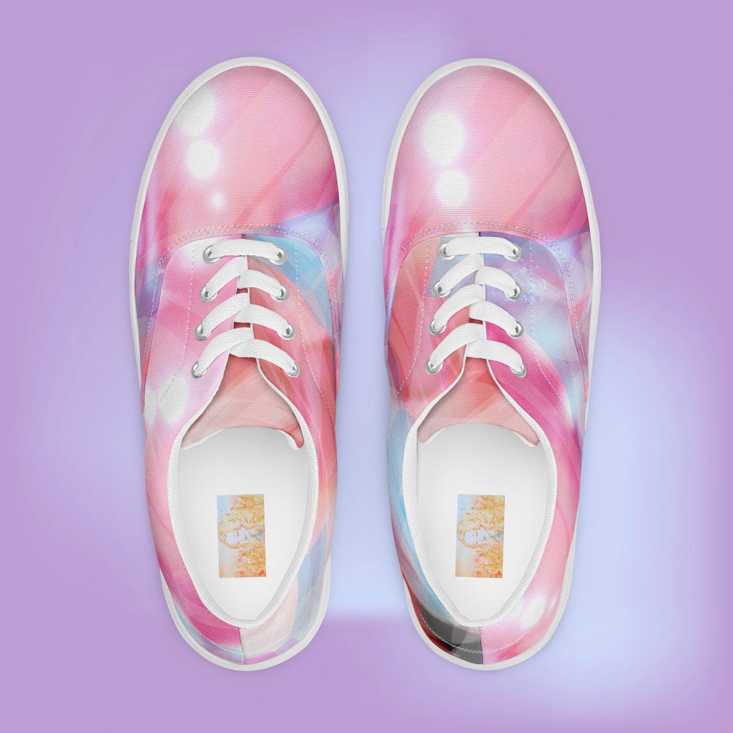 Luminous:  Women’s lace-up canvas shoes