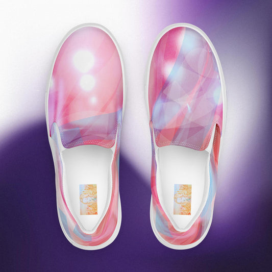 Luminous:  Women’s slip-on canvas shoes